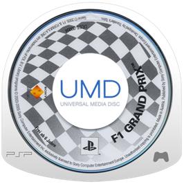Cartridge artwork for F1 Grand Prix on the Sony PSP.
