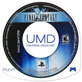 Cartridge artwork for Final Fantasy on the Sony PSP.