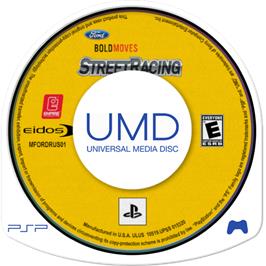 Cartridge artwork for Ford Street Racing - La Duel on the Sony PSP.