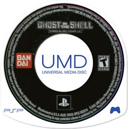 Cartridge artwork for Ghost In The Shell - Stand Alone Complex on the Sony PSP.