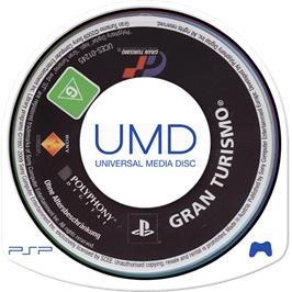 Cartridge artwork for Gran Turismo on the Sony PSP.