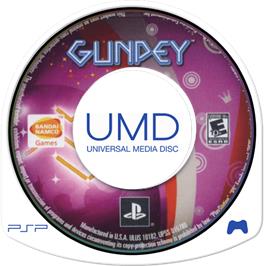 Cartridge artwork for Gunpey on the Sony PSP.