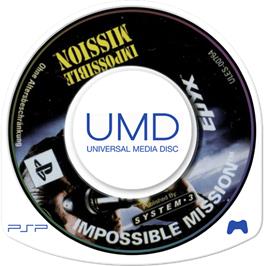 Cartridge artwork for Impossible Mission on the Sony PSP.
