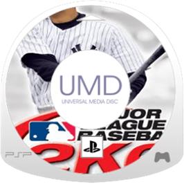 Cartridge artwork for Major League Baseball 2k6 on the Sony PSP.