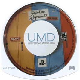 Cartridge artwork for Napoleon Dynamite - The Game on the Sony PSP.