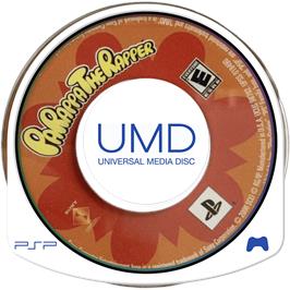 Cartridge artwork for Parappa The Rapper on the Sony PSP.