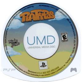 Cartridge artwork for Platypus on the Sony PSP.