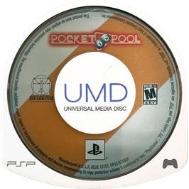 Cartridge artwork for Pocket Pool on the Sony PSP.