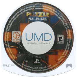 Cartridge artwork for Puzzle Scape on the Sony PSP.