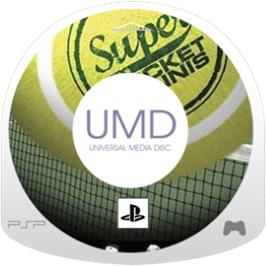 Cartridge artwork for Super Pocket Tennis on the Sony PSP.