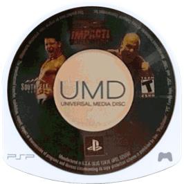 Cartridge artwork for Tna Impact! - Cross The Line on the Sony PSP.