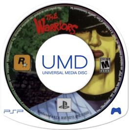 Cartridge artwork for Warriors, The on the Sony PSP.