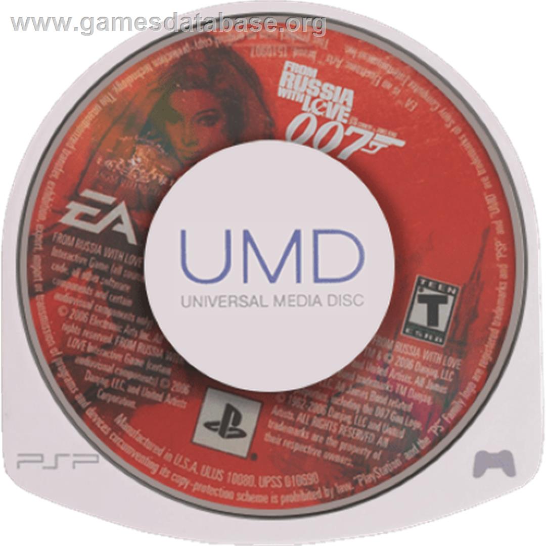 007 - From Russia with Love - Sony PSP - Artwork - Cartridge