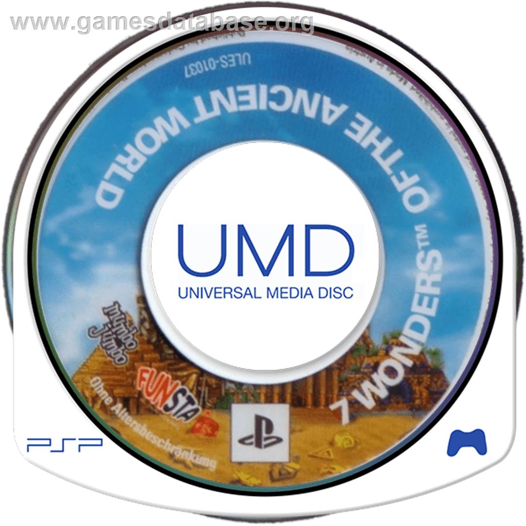 7 Wonders Of The Ancient World - Sony PSP - Artwork - Cartridge