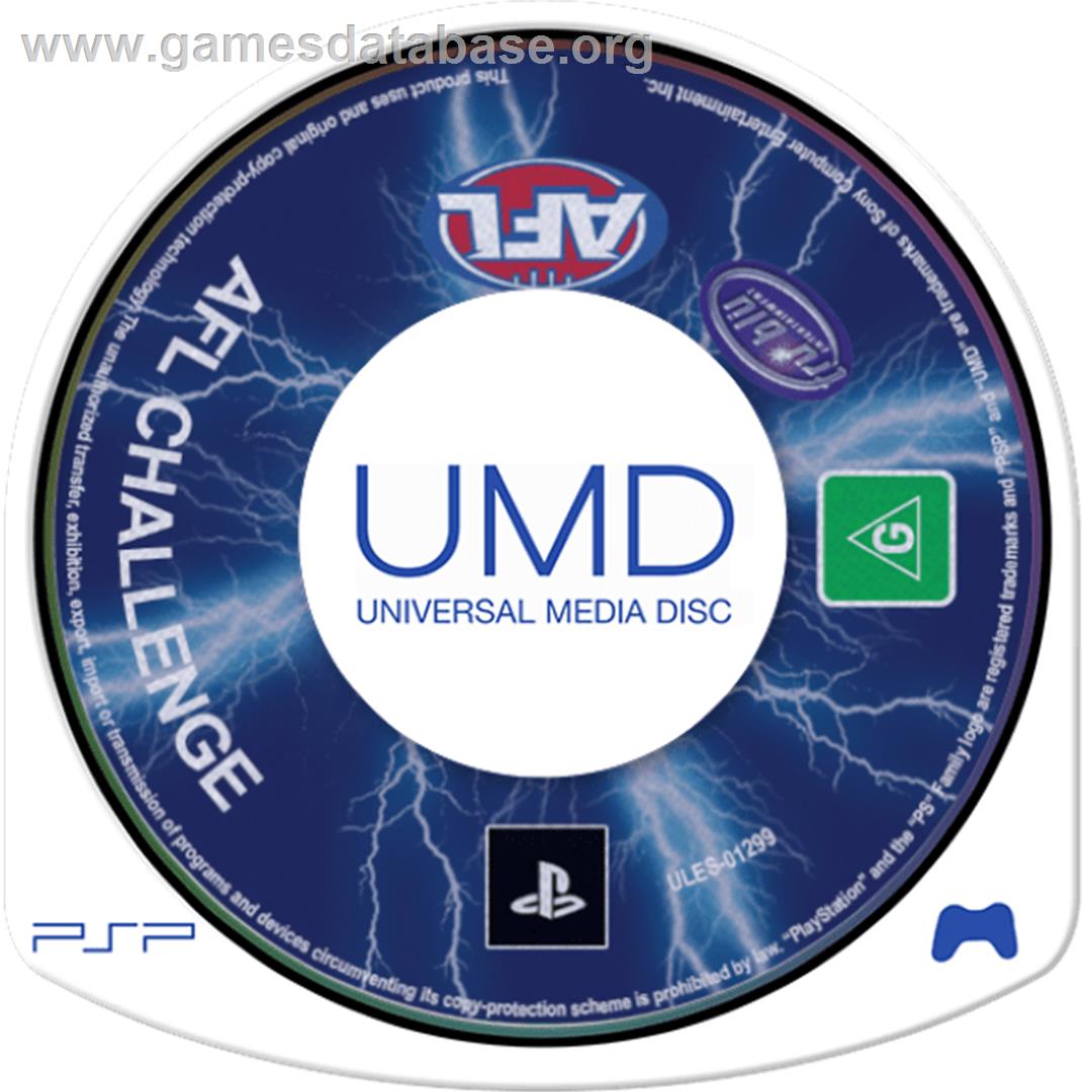 Afl Challenge - Sony PSP - Artwork - Cartridge