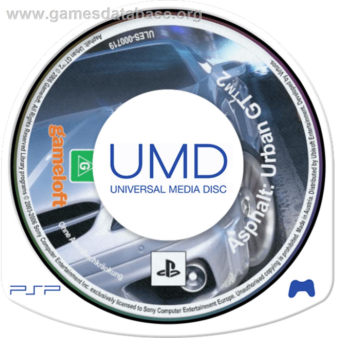 Asphalt - Urban Gt 2 - Sony PSP - Artwork - Cartridge