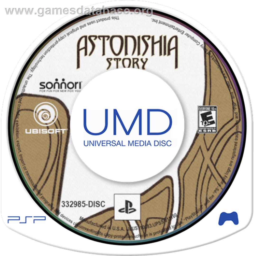 Astonishia Story - Sony PSP - Artwork - Cartridge