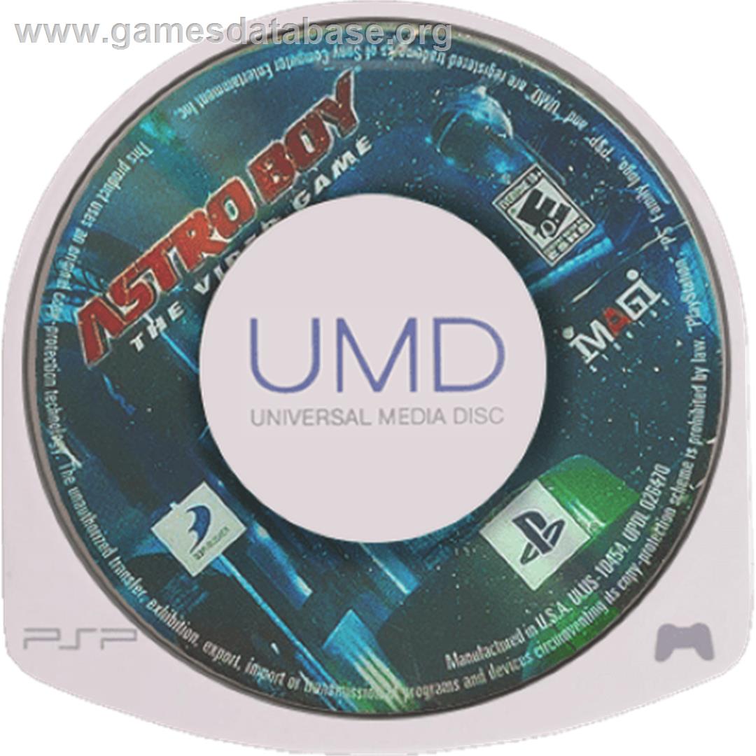 Astro Boy - The Video Game - Sony PSP - Artwork - Cartridge