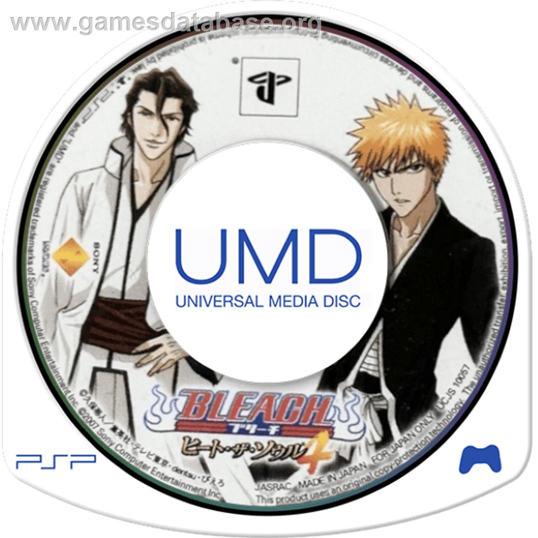 Bleach - Heat The Soul 4 - Sony PSP - Artwork - Cartridge