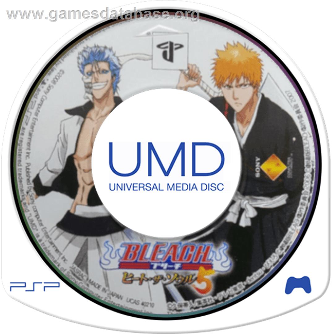Bleach - Heat The Soul 5 - Sony PSP - Artwork - Cartridge
