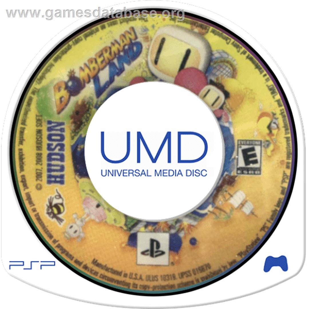 Bomberman Land - Sony PSP - Artwork - Cartridge