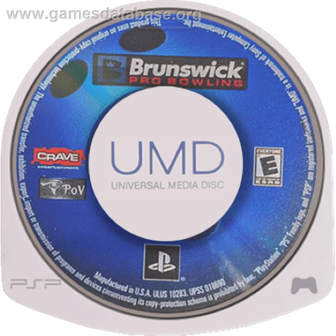 Brunswick Pro Bowling - Sony PSP - Artwork - Cartridge