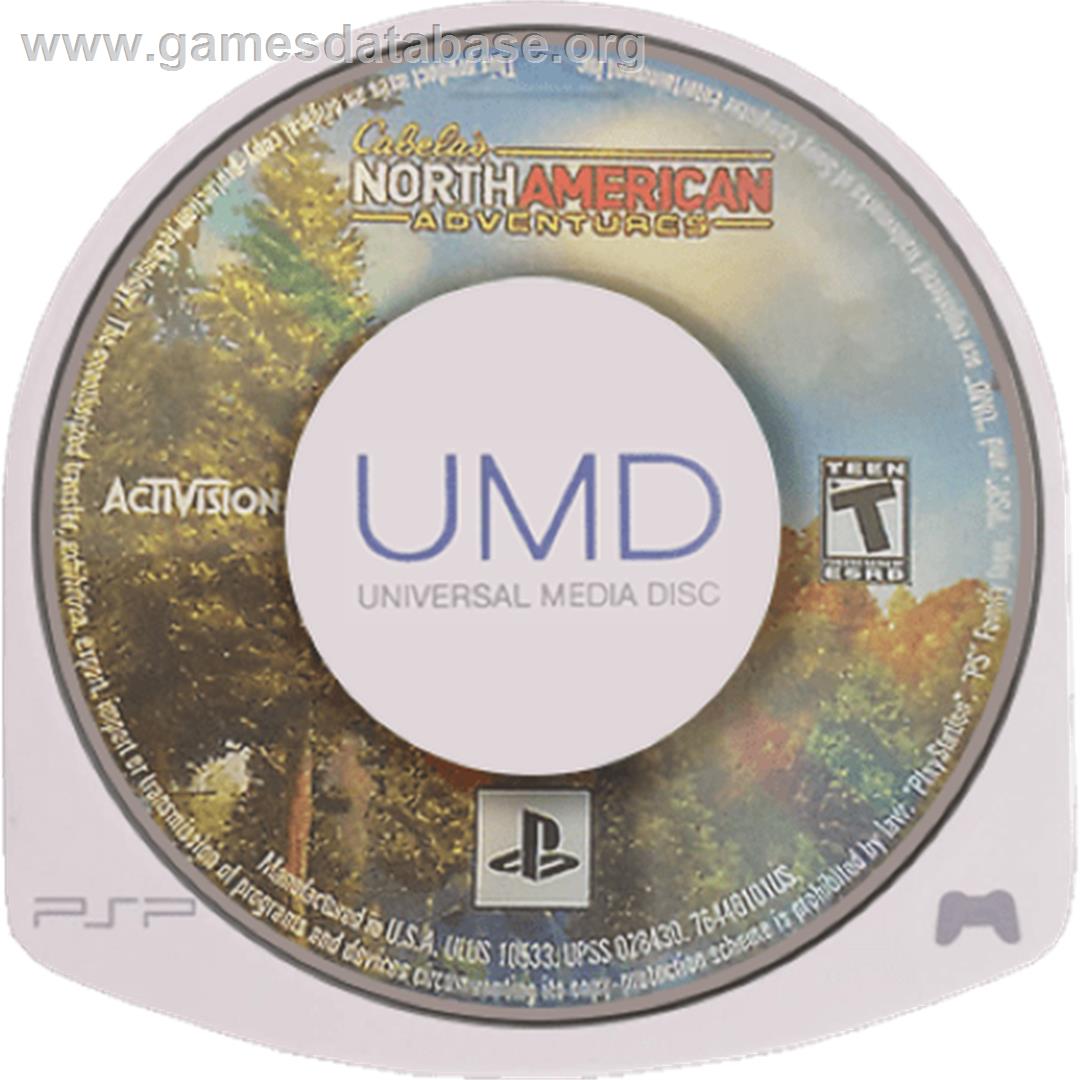 Cabela's North American Adventures - Sony PSP - Artwork - Cartridge