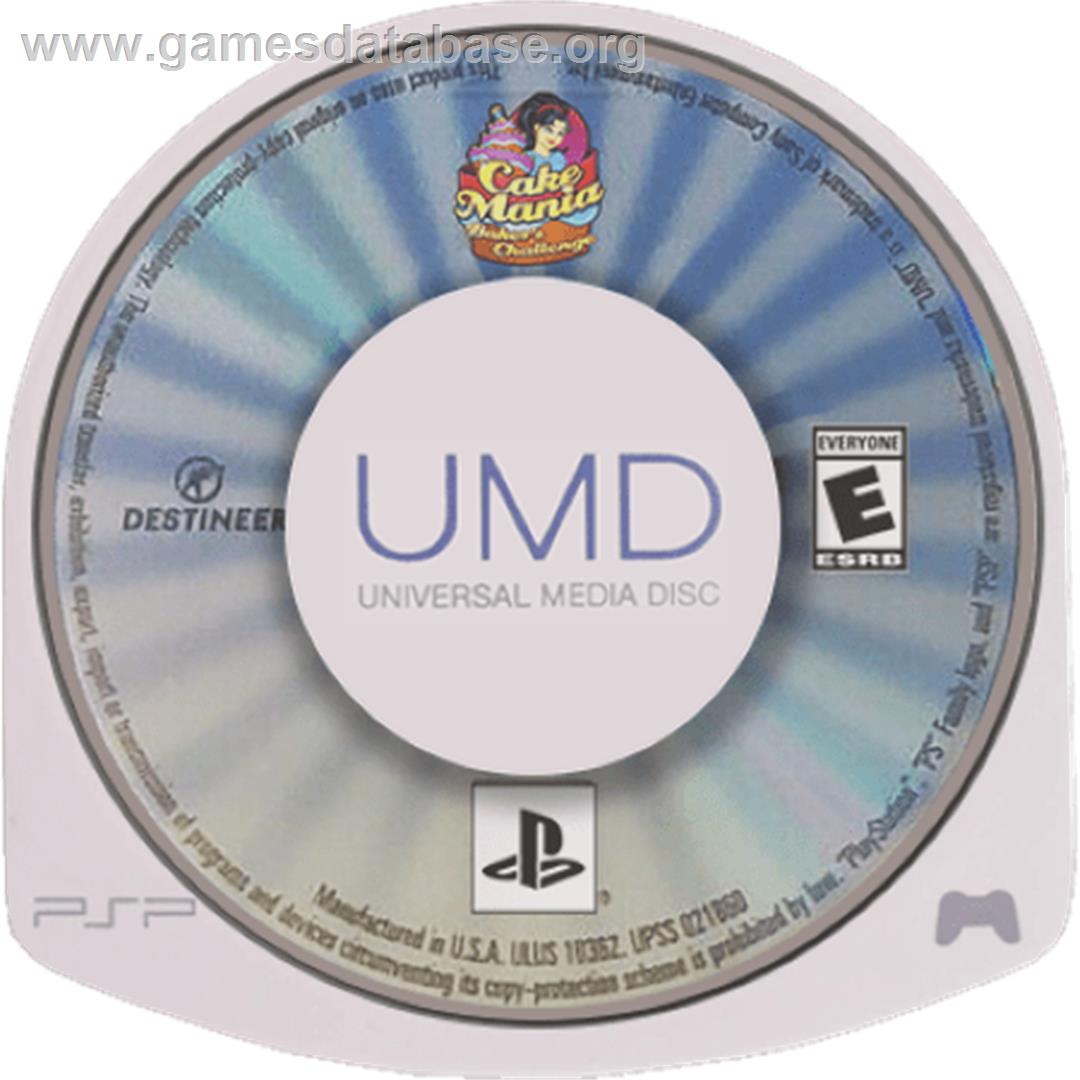 Cake Mania - Baker's Challenge - Sony PSP - Artwork - Cartridge
