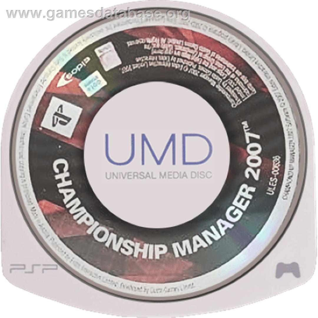 Championship Manager 2007 - Sony PSP - Artwork - Cartridge