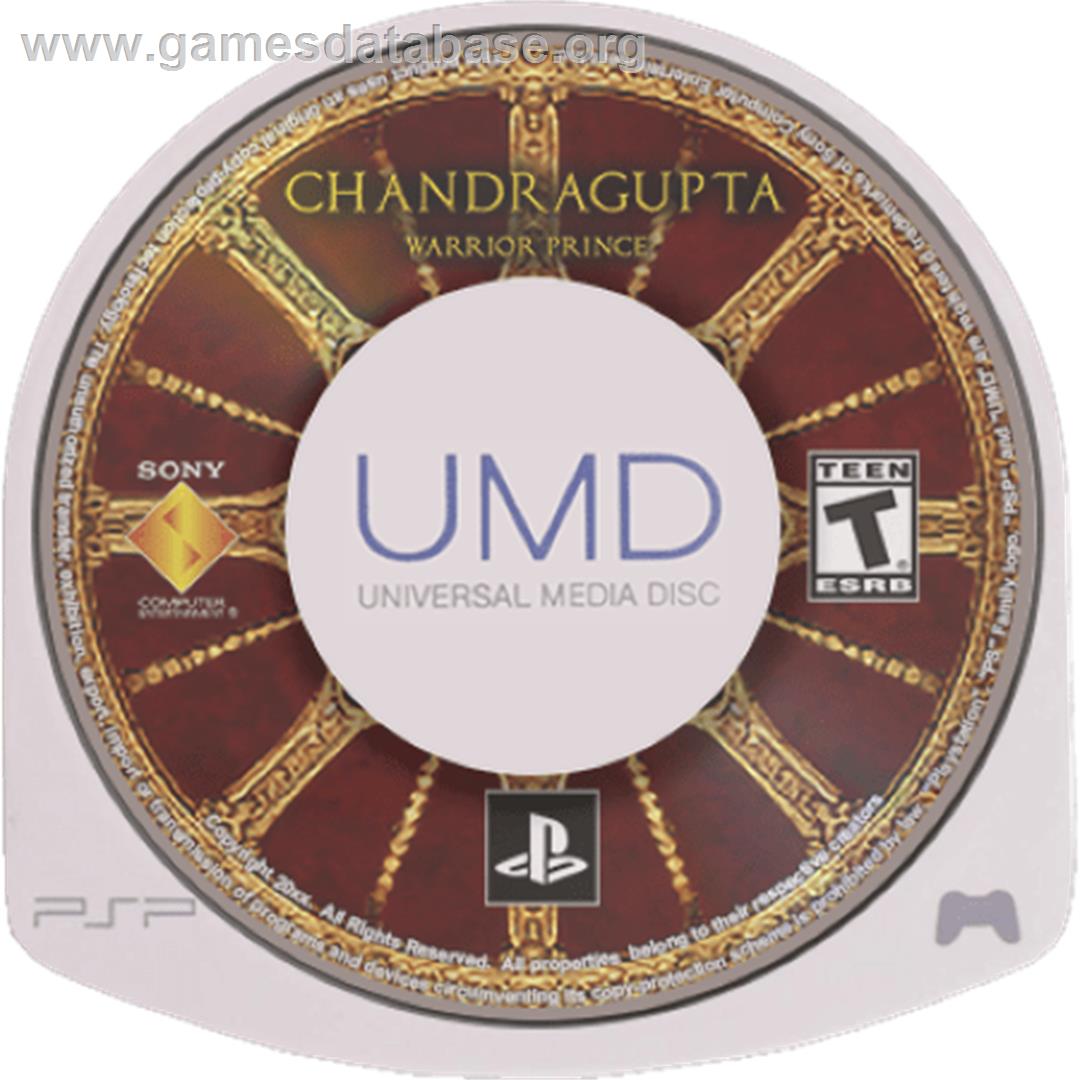 Chandragupta - Warrior Prince - Sony PSP - Artwork - Cartridge