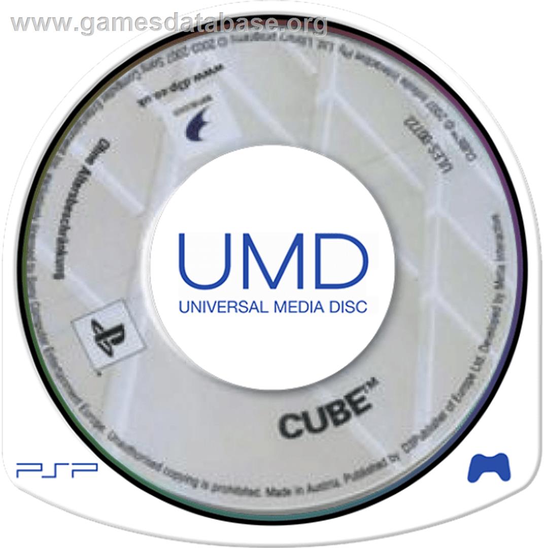 Cube - 3d Puzzle Mayhem - Sony PSP - Artwork - Cartridge