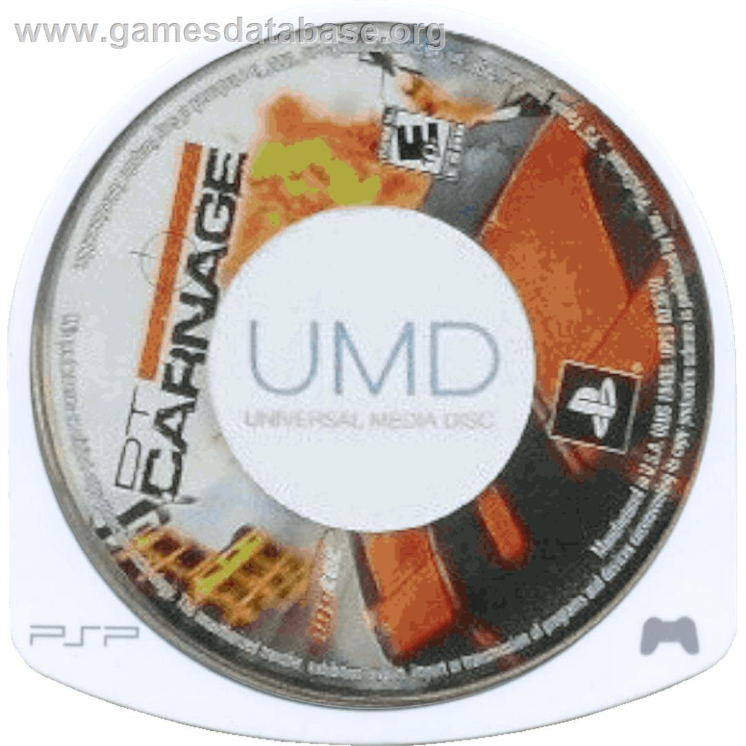 Dt Carnage - Sony PSP - Artwork - Cartridge