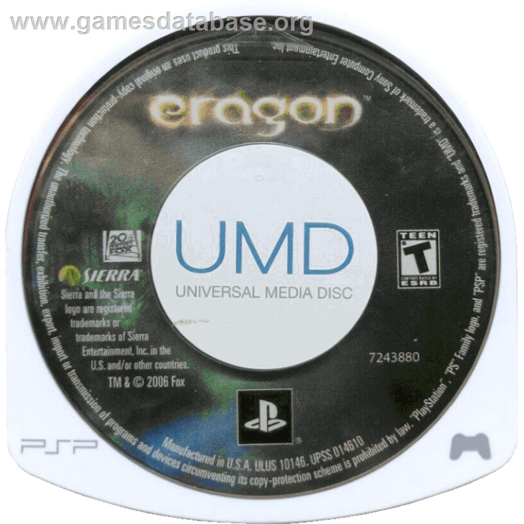 Eragon - Sony PSP - Artwork - Cartridge