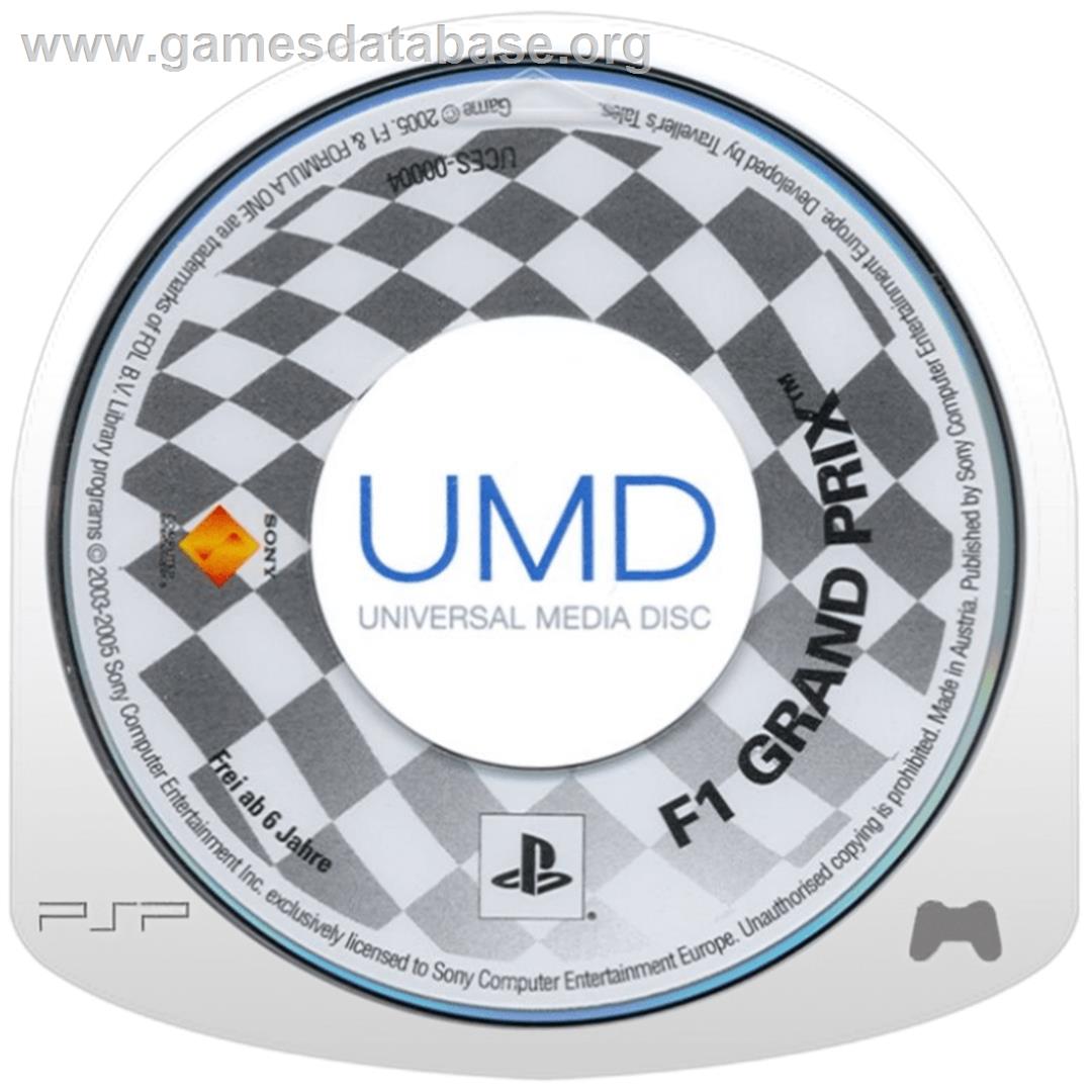 F1 Grand Prix - Sony PSP - Artwork - Cartridge
