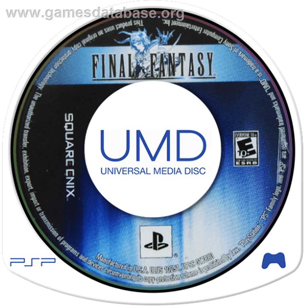 Final Fantasy - Sony PSP - Artwork - Cartridge