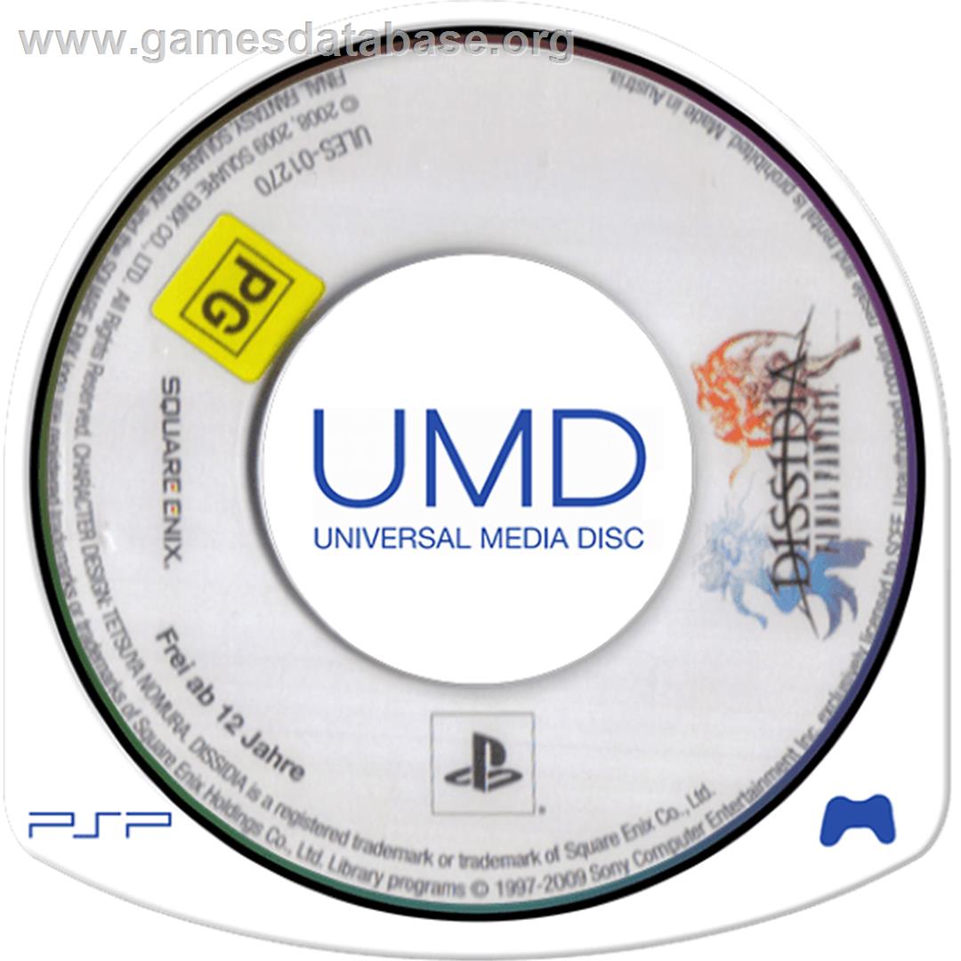 Final Fantasy - Dissidia - Sony PSP - Artwork - Cartridge
