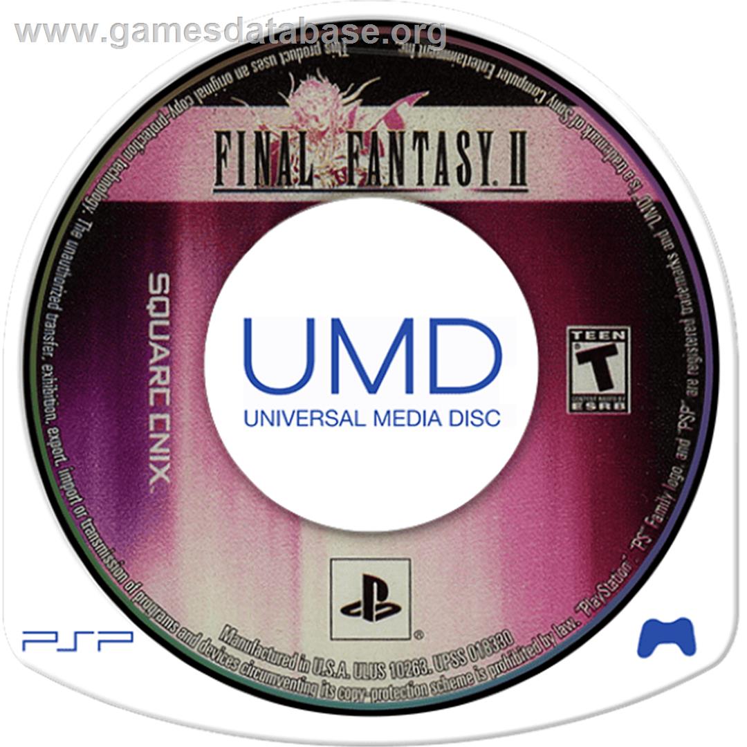Final Fantasy 2 - Sony PSP - Artwork - Cartridge