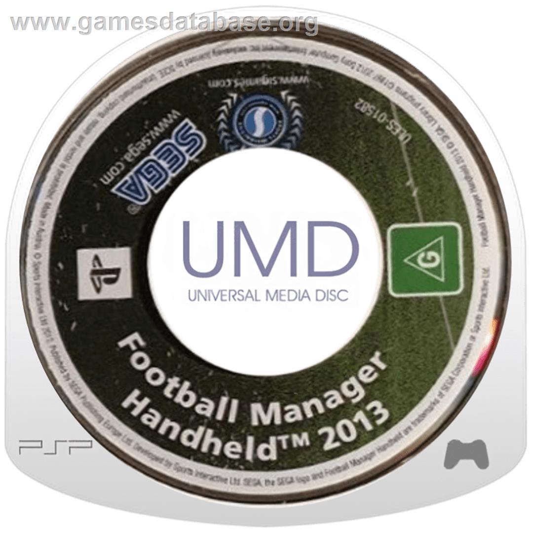 Football Manager 2013 - Sony PSP - Artwork - Cartridge