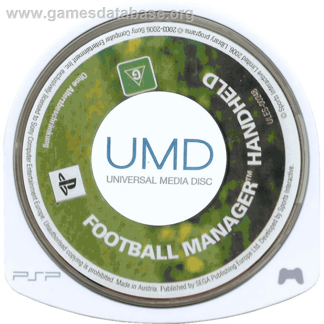 Football Manager Handheld - Sony PSP - Artwork - Cartridge