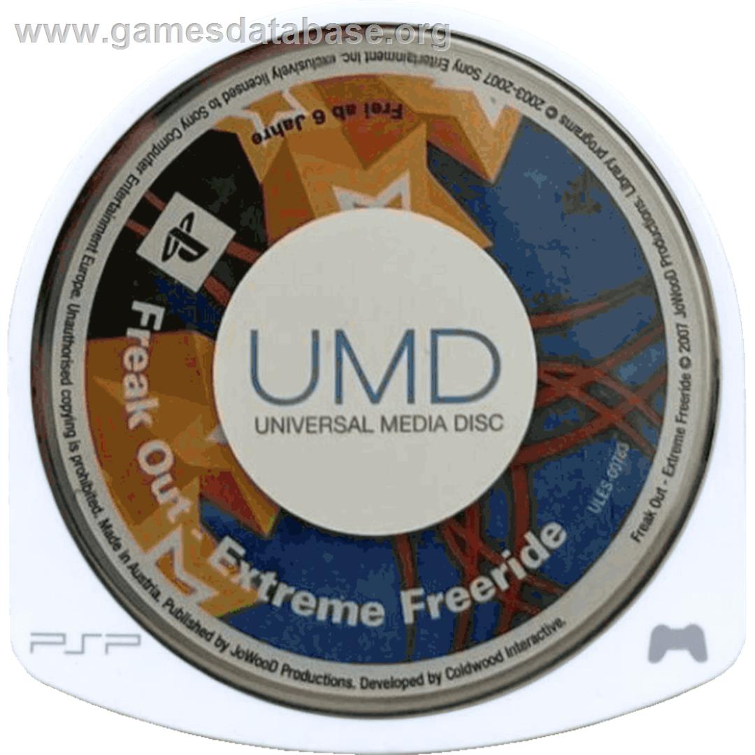 Freak Out - Extreme Freeride - Sony PSP - Artwork - Cartridge