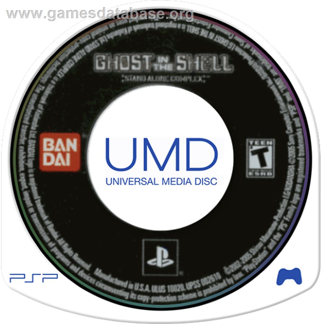 Ghost In The Shell - Stand Alone Complex - Sony PSP - Artwork - Cartridge
