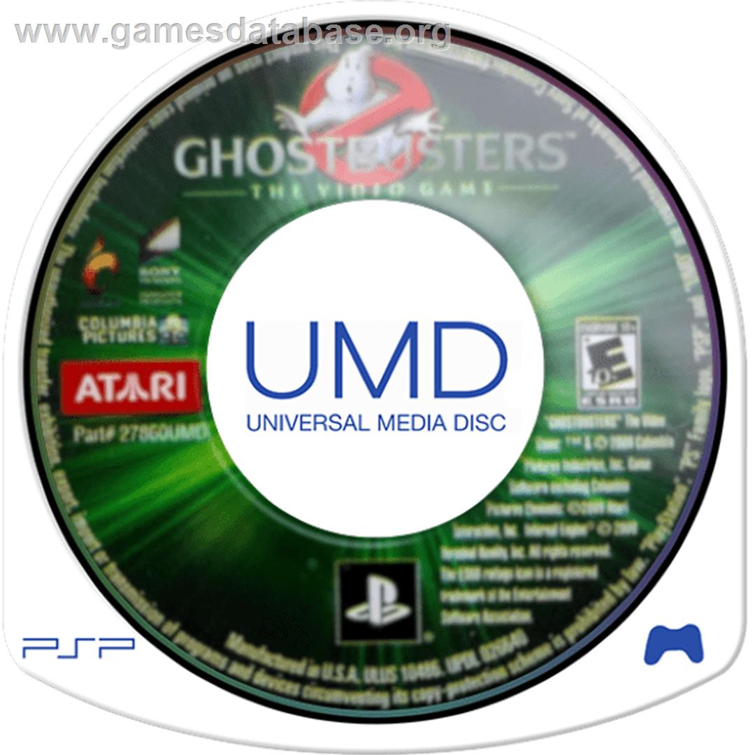 Ghostbusters - The Video Game - Sony PSP - Artwork - Cartridge