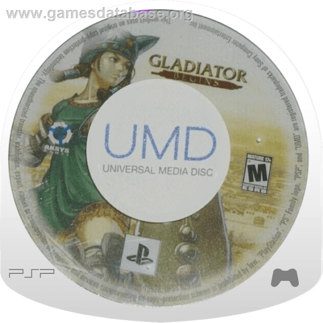 Gladiator Begins - Sony PSP - Artwork - Cartridge