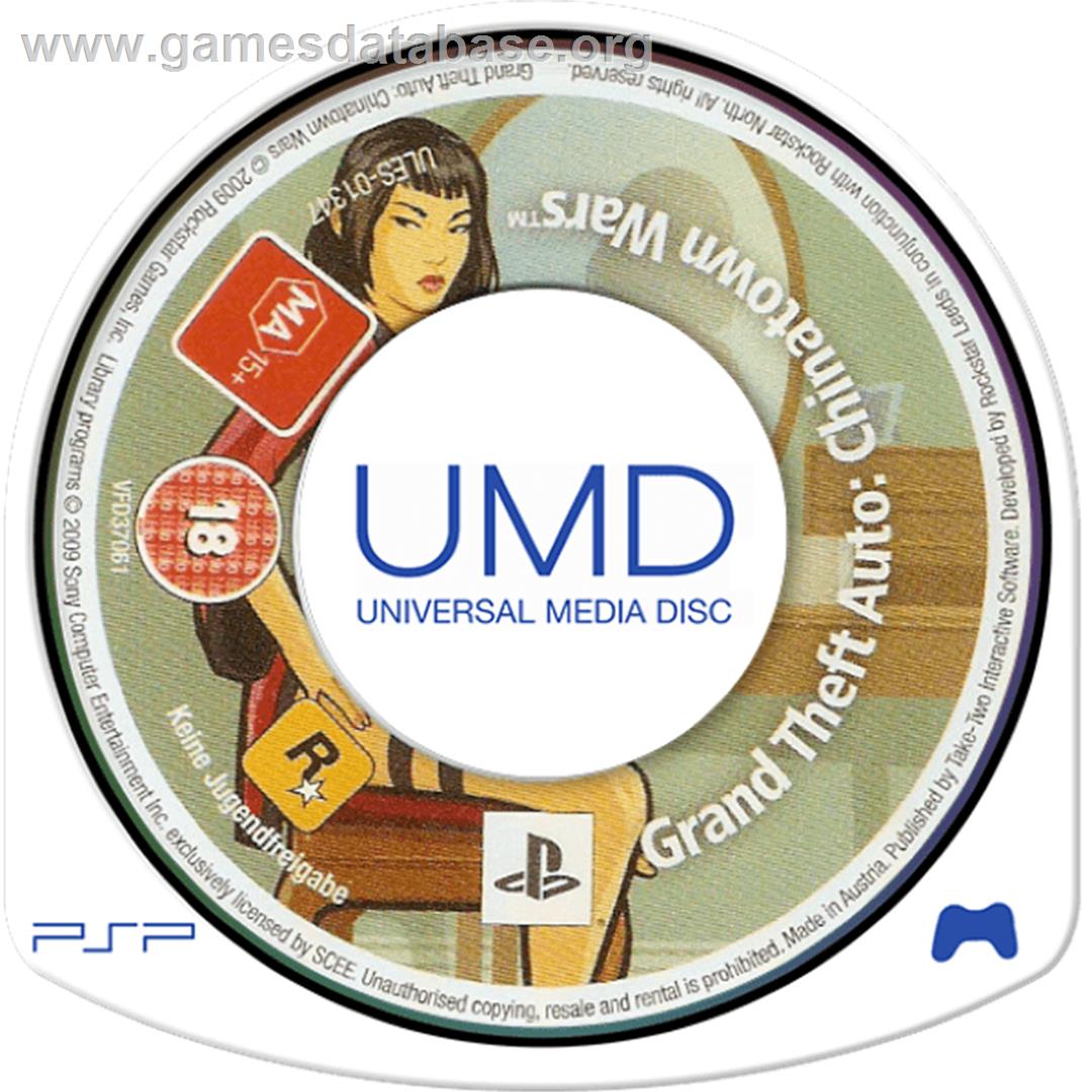 Grand Theft Auto - Chinatown Wars - Sony PSP - Artwork - Cartridge