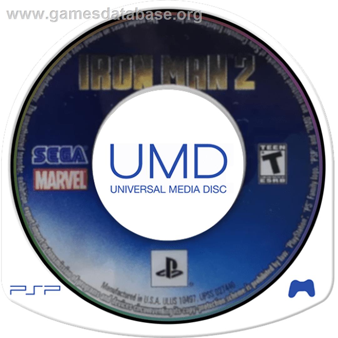 Iron Man 2 - Sony PSP - Artwork - Cartridge