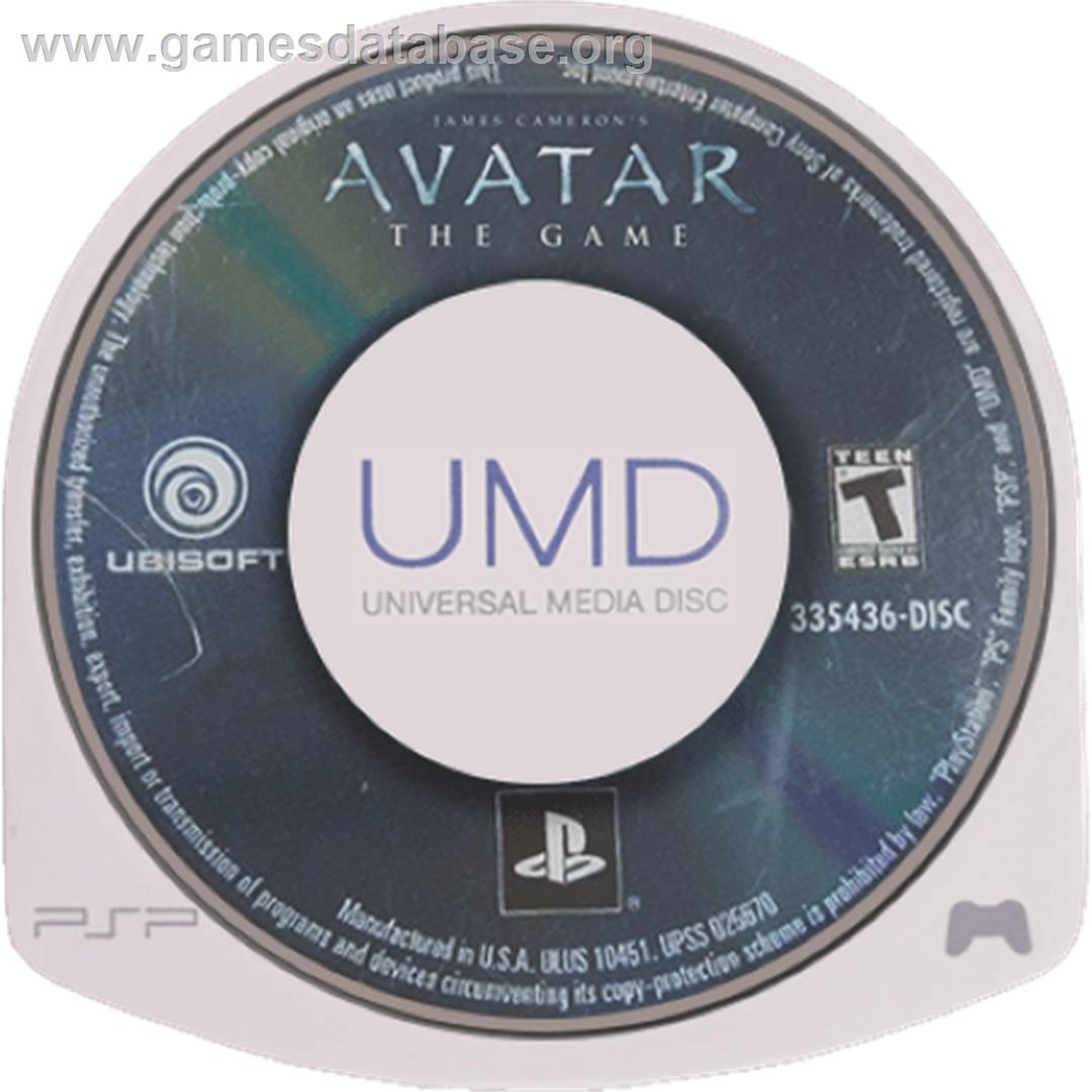 James Cameron's Avatar - The Game - Sony PSP - Artwork - Cartridge