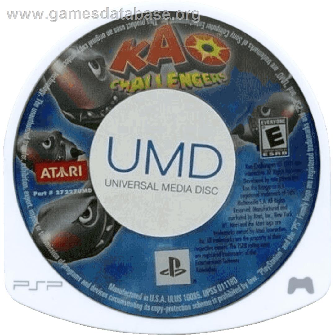 Kao Challengers - Sony PSP - Artwork - Cartridge