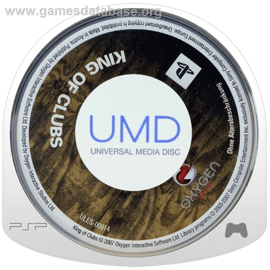 King Of Clubs - Sony PSP - Artwork - Cartridge