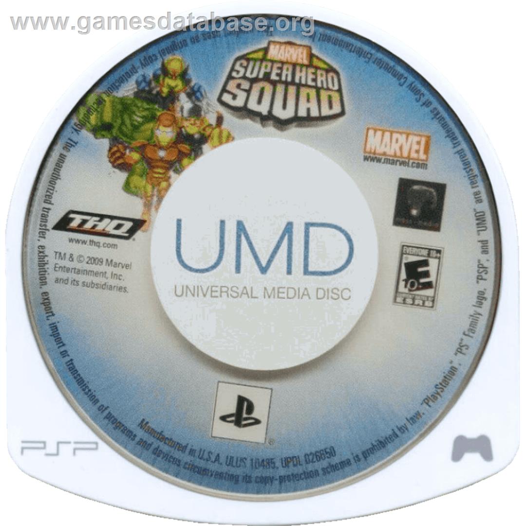 Marvel Super Hero Squad - Sony PSP - Artwork - Cartridge