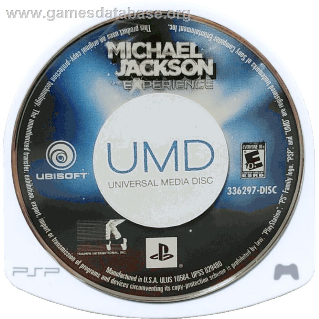 Michael Jackson - The Experience - Sony PSP - Artwork - Cartridge